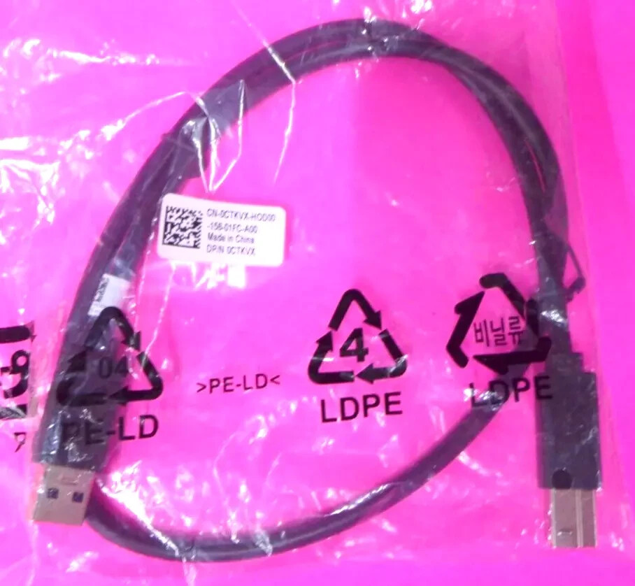 Dell Type-A To Type-B USB-3 Cable Assembly CTKVX NEW 2.2FT 0CTKVX — photo 2
