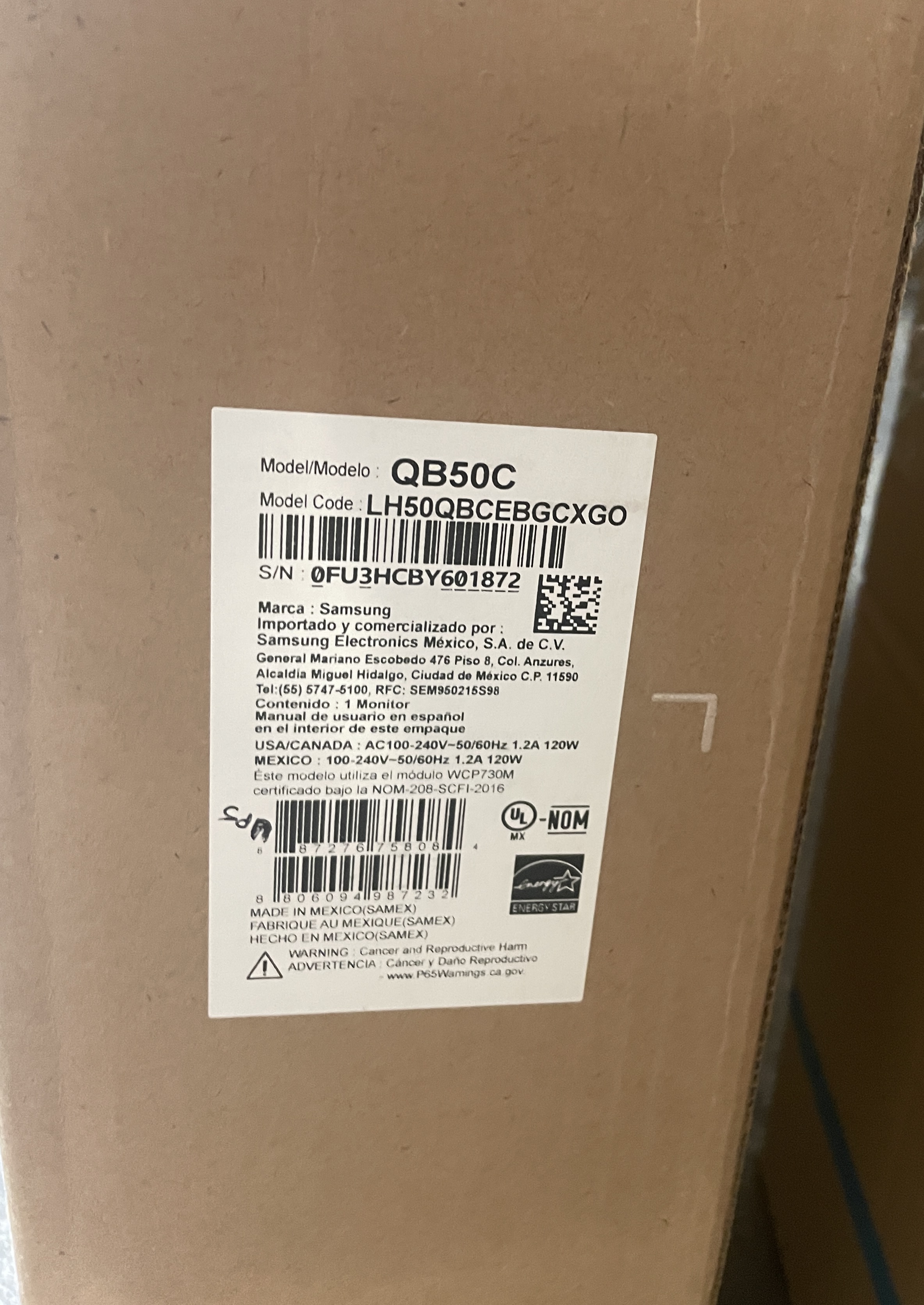SAMSUNG QB50C 50" UHD 4K LED HDR Commercial Smart Signage Monitor — photo 4