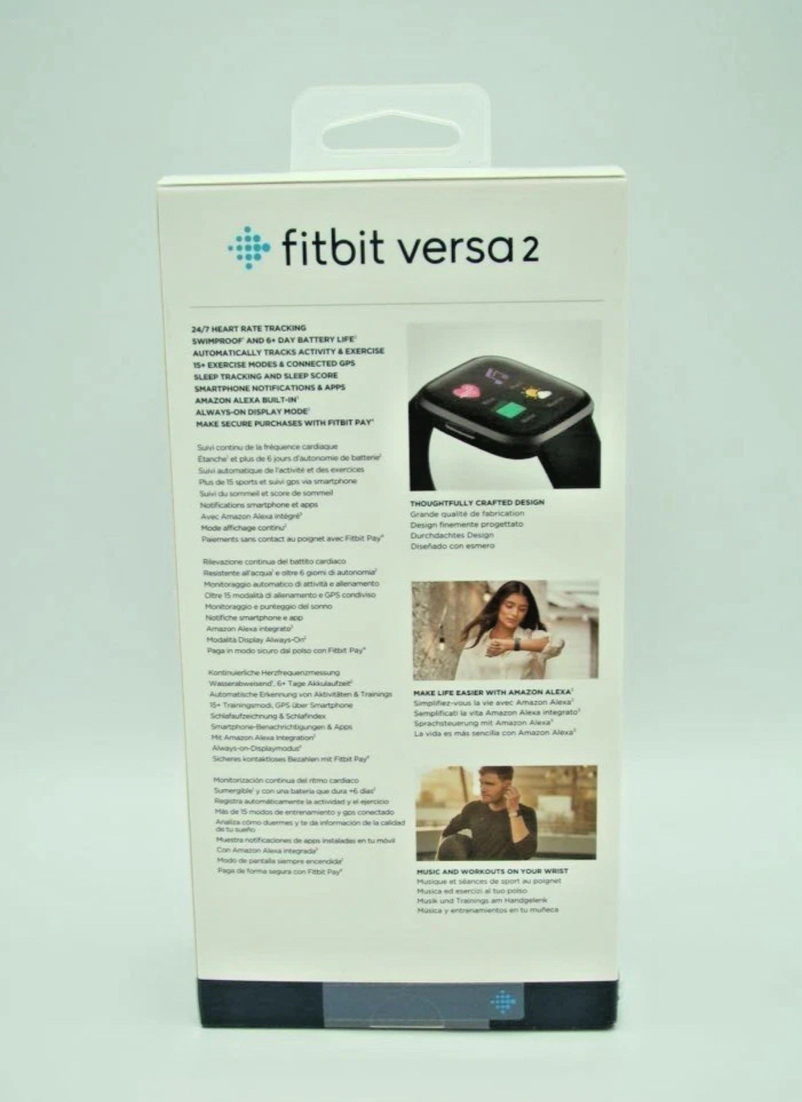 Fitbit Versa 2 Health And Fitness Smartwatch With Heart Rate Music Alexa NEW — photo 3