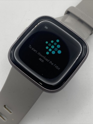 Fitbit Versa 2 Activity Tracker Stone/Mist Gray No Charger — photo 4