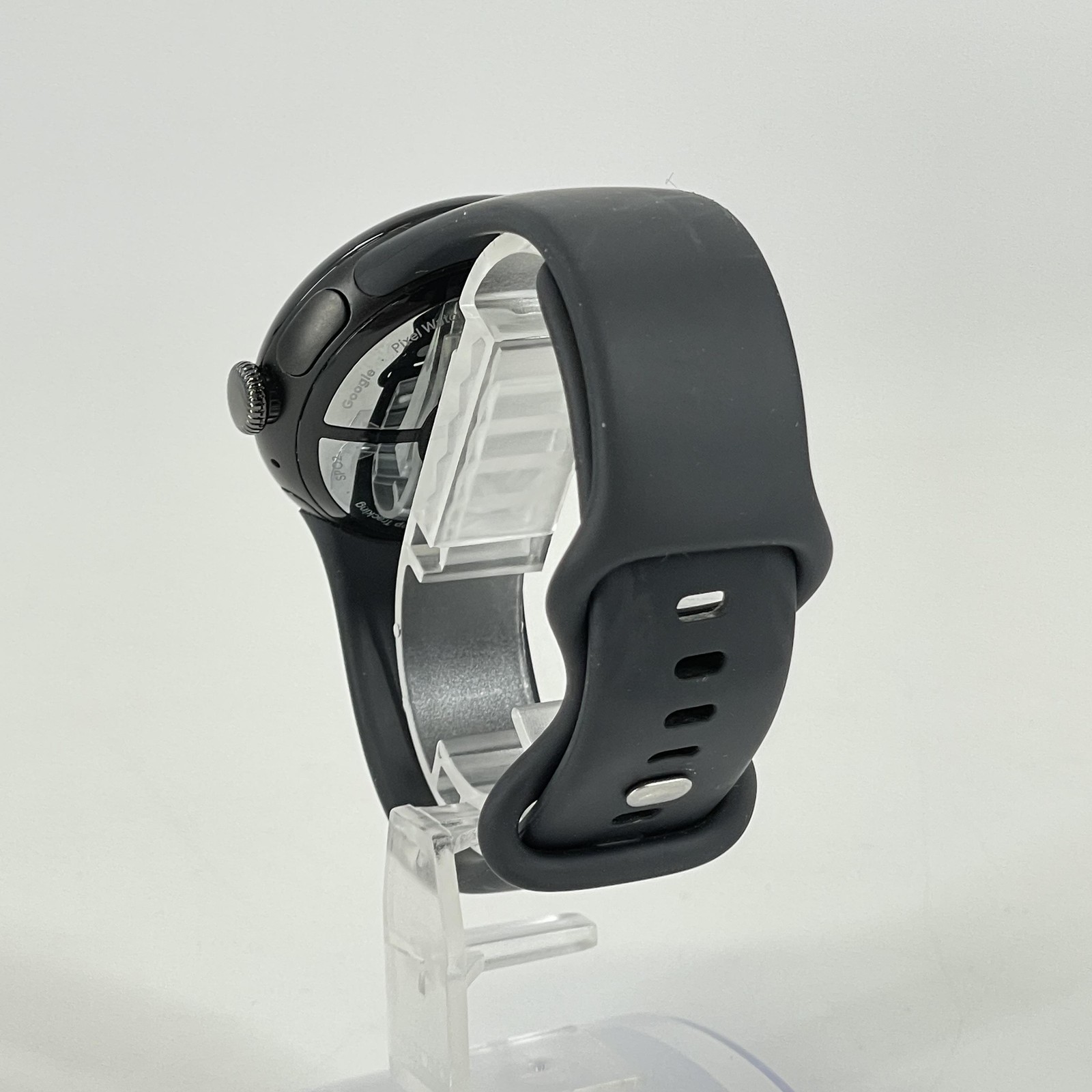 Google Pixel Watch 2 41mm Black Aluminum GPS Black Sport Band Grade A — photo 3