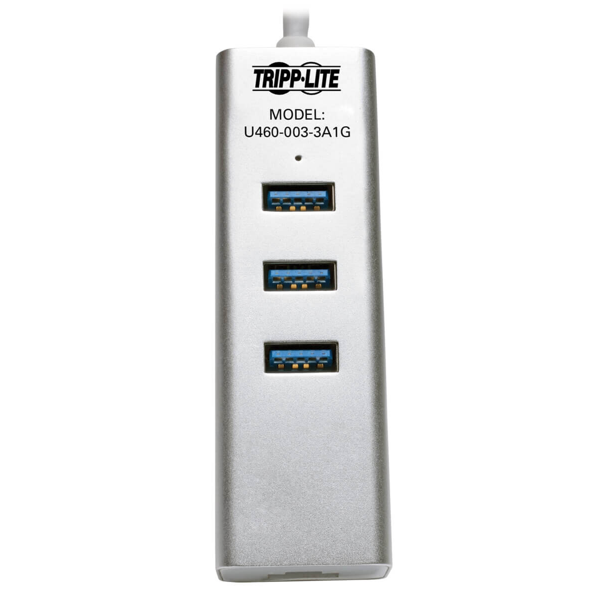 Tripp-Lite 3-Port USB 3.1 Hub With Gigabit LAN Port Silver U460-003-3A1G — photo 3