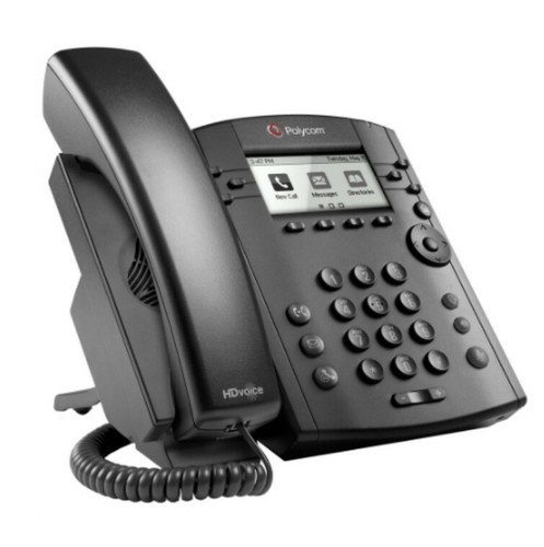 Polycom VVX 301 IP Cable Business Media Desktop 6-Line HD Phone PoE VoIP - Black — photo 3
