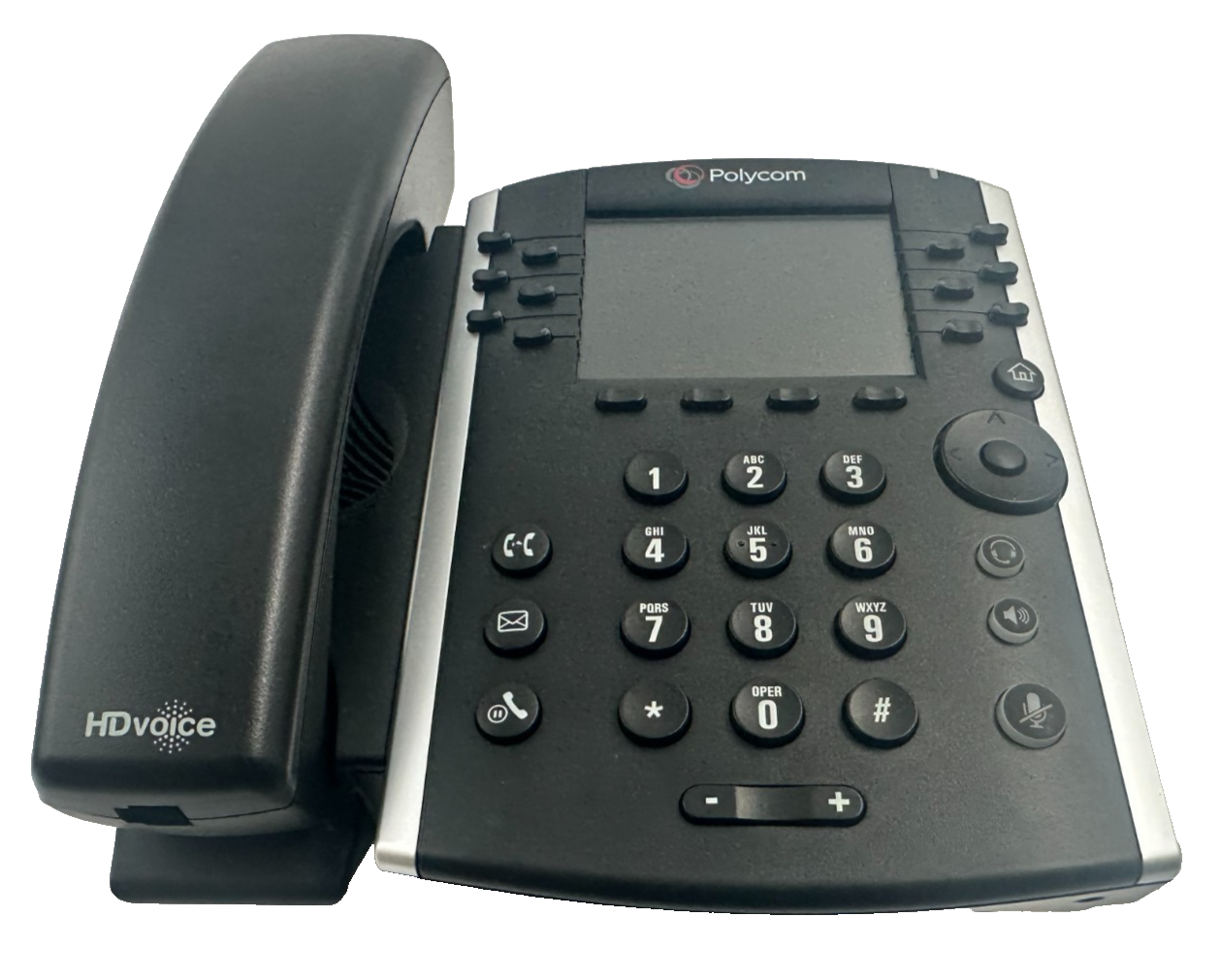 POLYCOM VVX410 GIGABIT IP POE DESK PHONE 2201-46186-001 Mci81 — photo 2