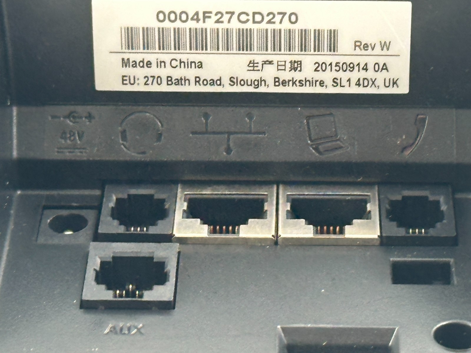 POLYCOM VVX410 GIGABIT IP POE DESK PHONE 2201-46186-001 Mci81 — photo 5