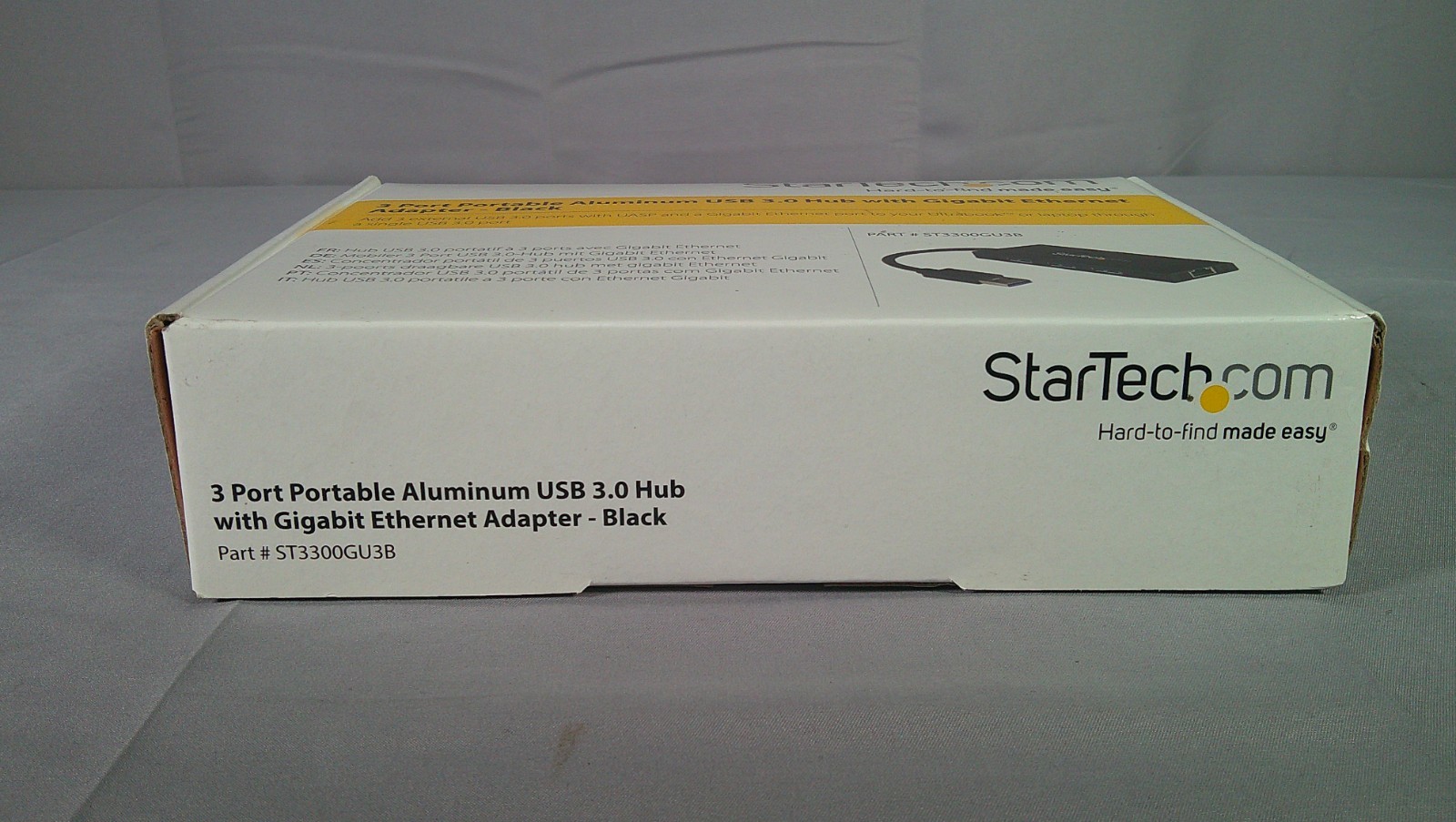 NEW StarTech ST3300GU3B 3-Port USB 3.0 Hub With Gigabit Ethernet — photo 2