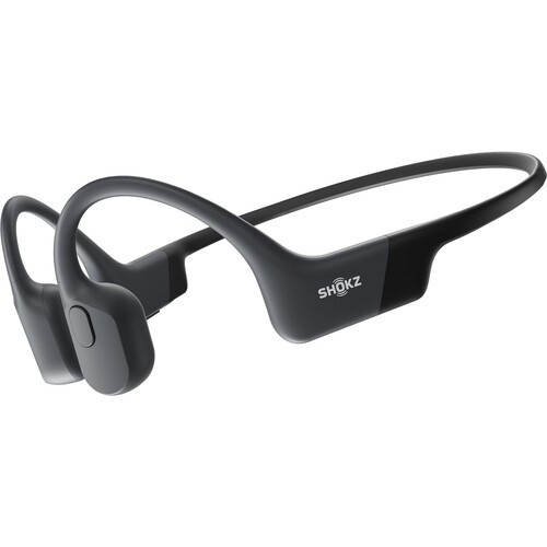 Shokz OpenRun Standard Size Bone Conduction Headphones  Black S803BK