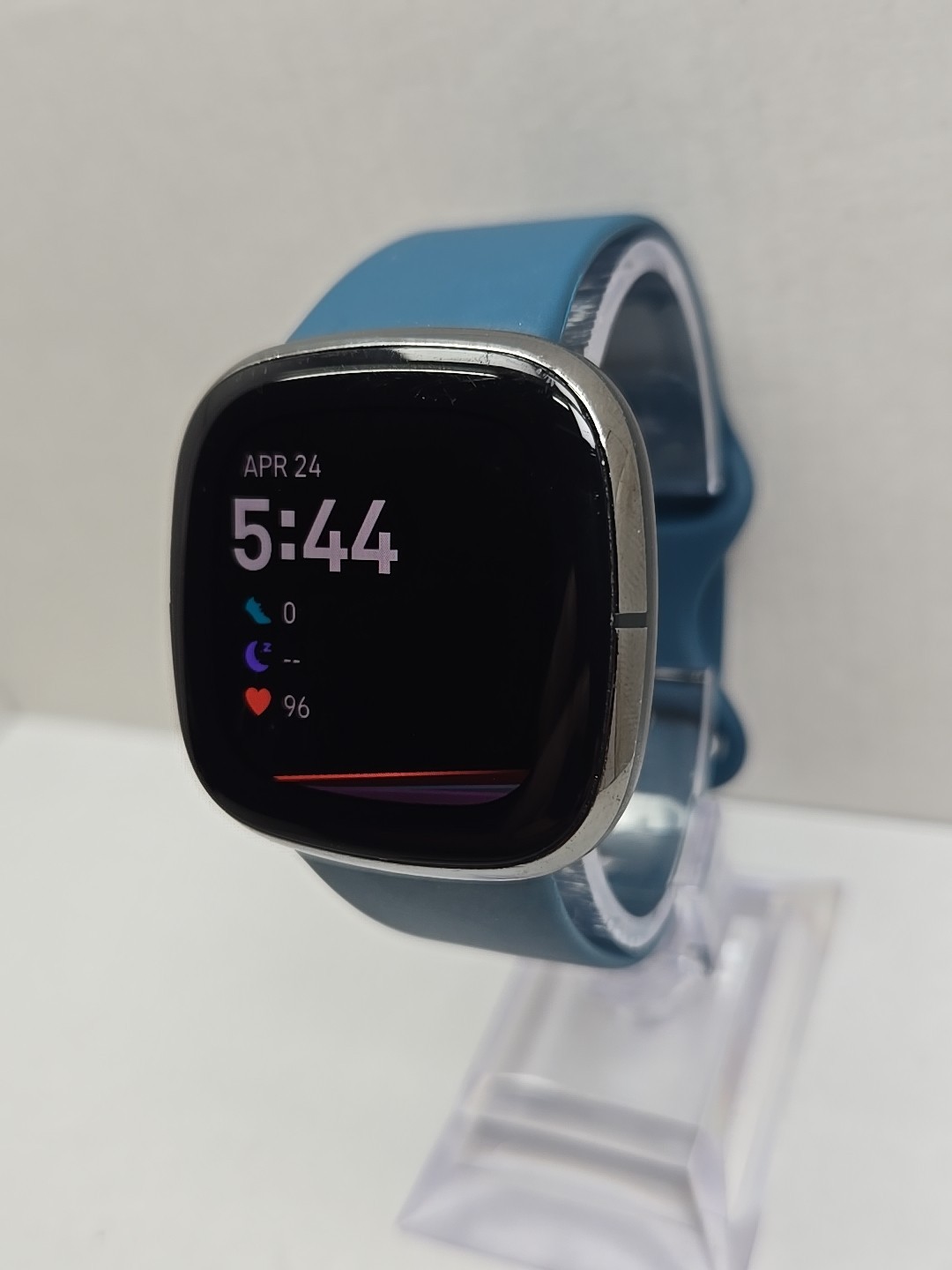 Fitbit Sense FB512 Smartwatch GPS ECG Heart Rate Activity Tracker No Charger — photo 2