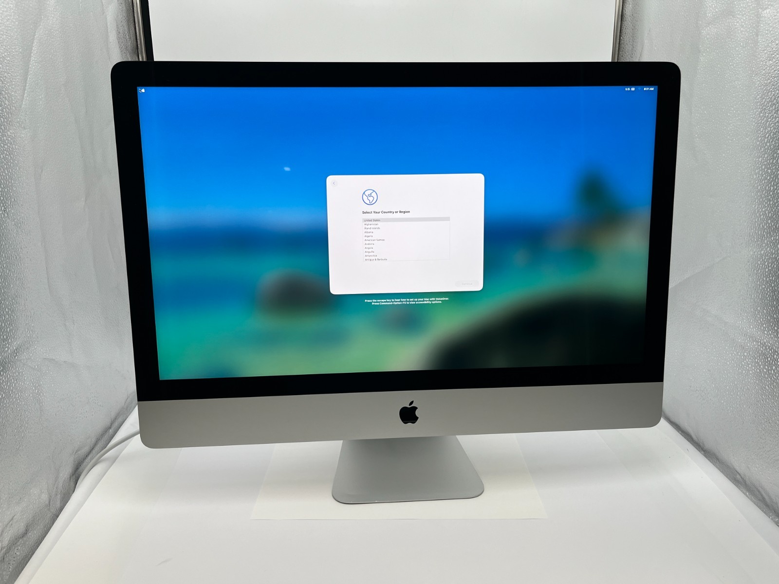 Apple iMac 27: Retina 5K  A2115 2020 Core i5-10500 3.1GHz 8GB 256GB Mac Os Sequo