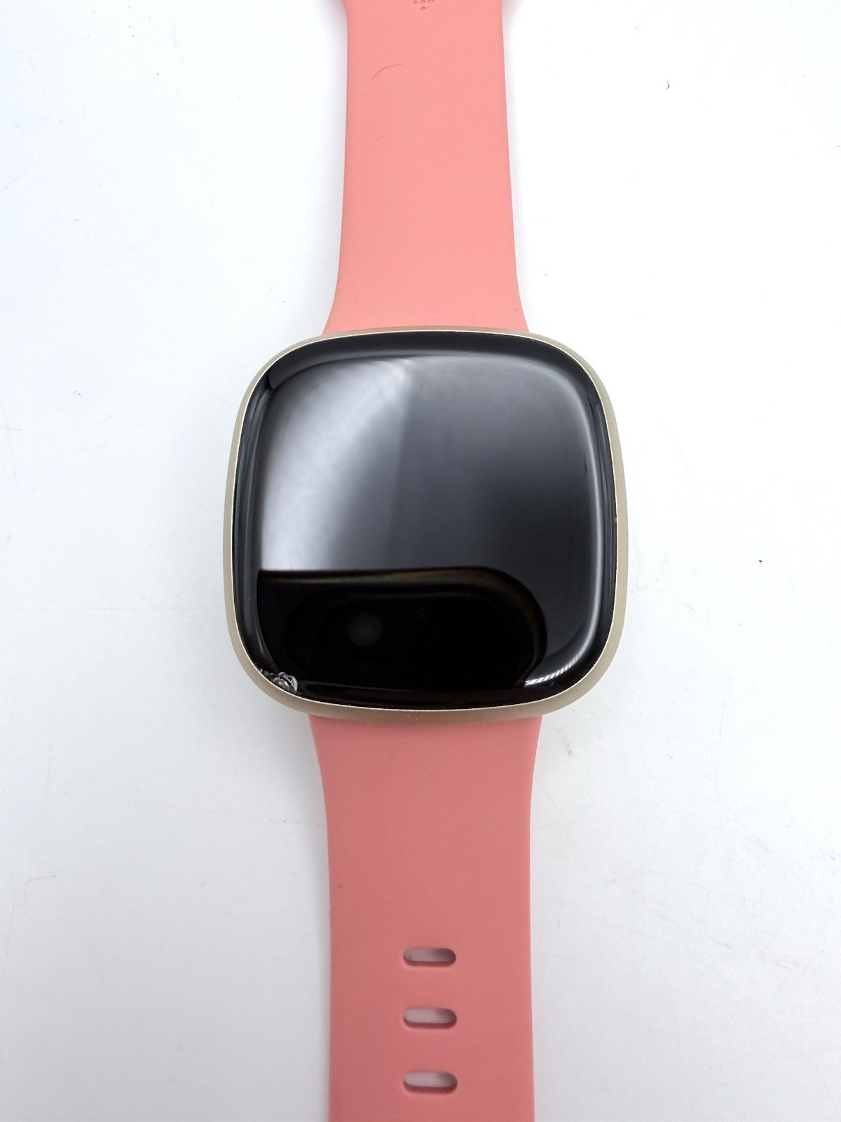 Fitbit - Versa 3 Health & Fitness Smartwatch - Soft Gold/Pink (READ DESCRIPTION) — photo 2