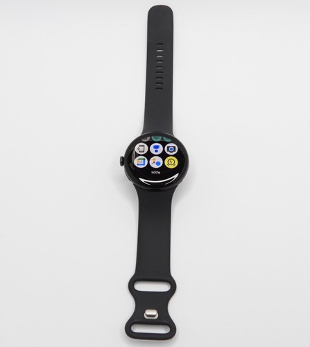 Google Pixel Watch 3 45mm Wi-Fi Aluminum Case Matte Black Large Obsidian Band — photo 3