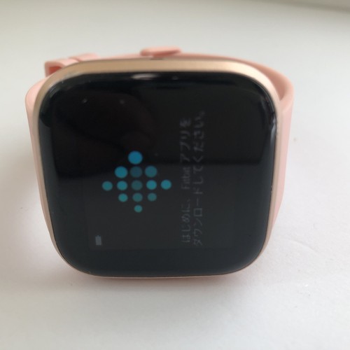 Fitbit FB507RGPK Versa 2 Smartwatch, Copper Rose fitness tracker. excellent — photo 2