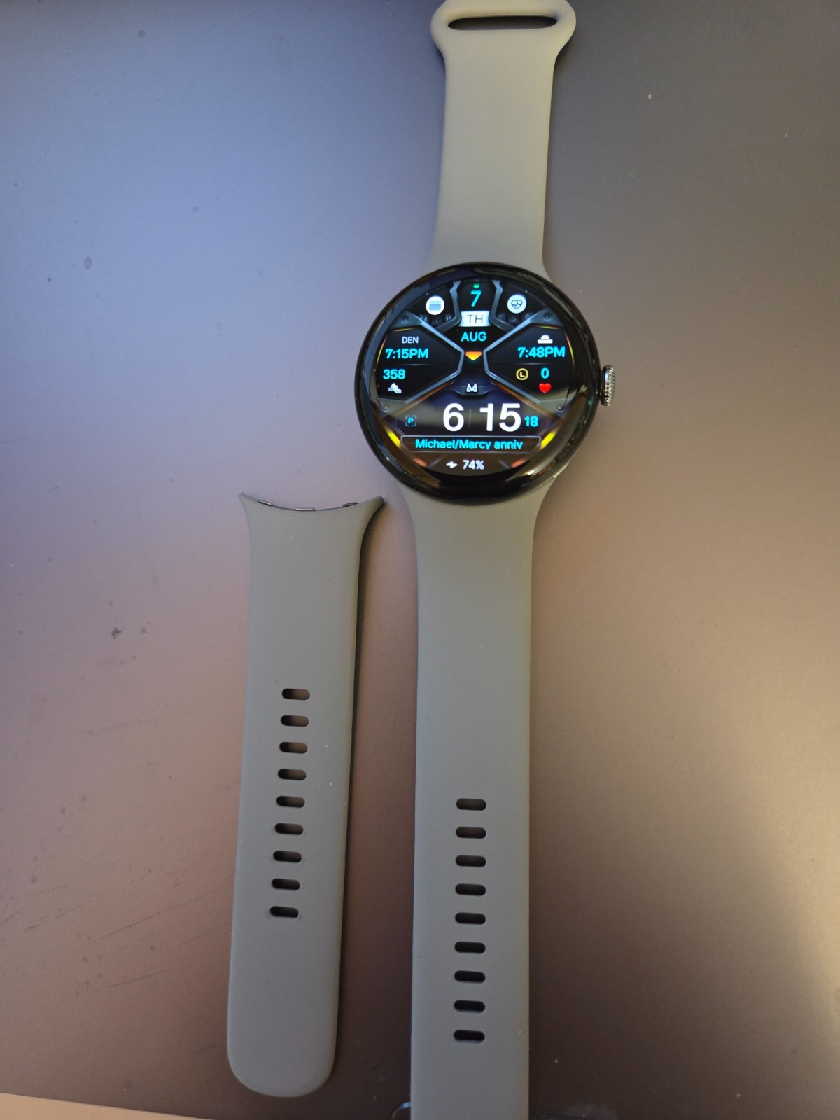 Google Pixel Watch 3 45mm Latest Model - Android Smartwatch, Heart Rate — photo 2