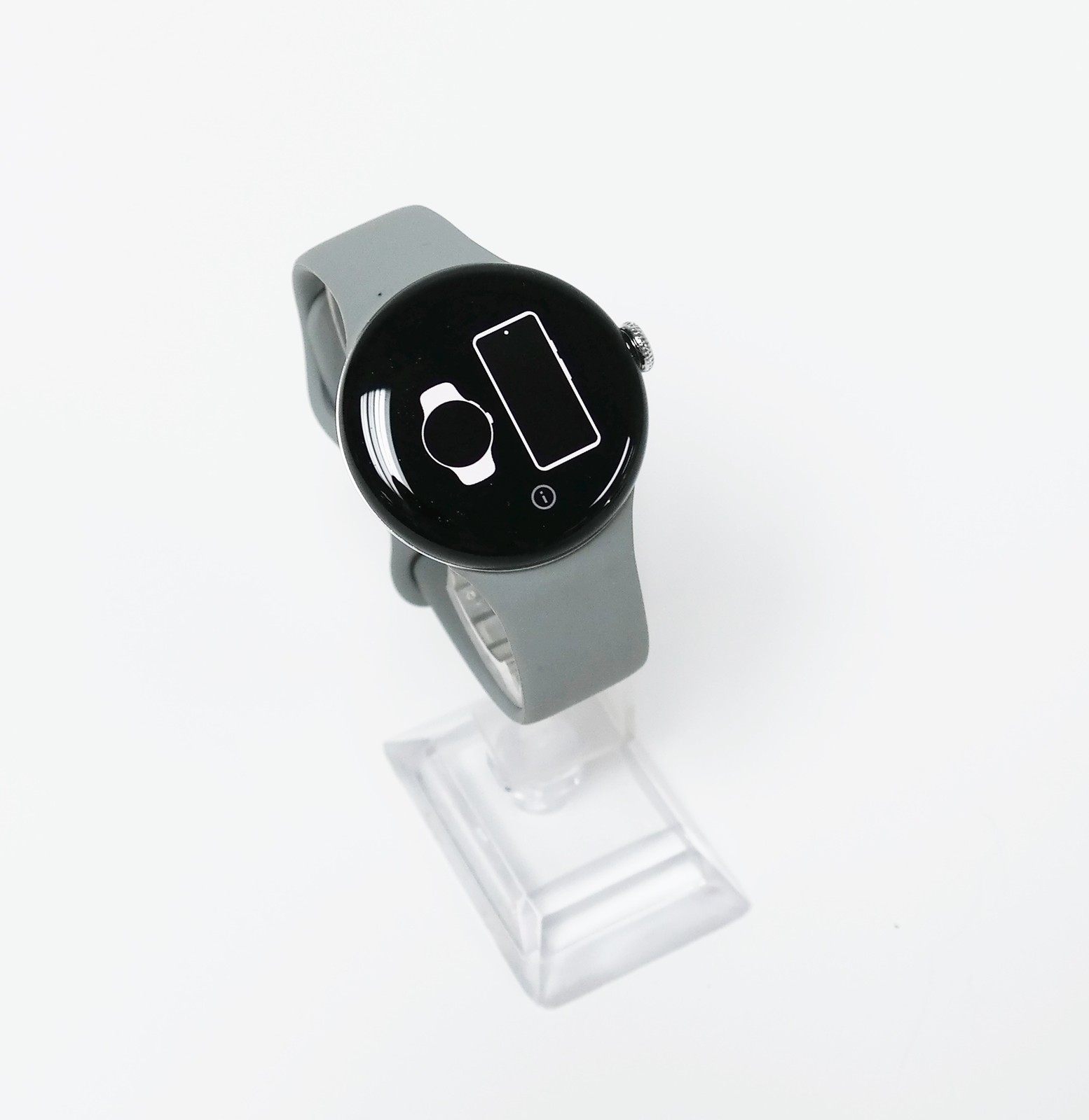 Google Pixel Watch 2 Wi-Fi 41mm Silver Aluminum / Gray Band GA05032-US L Size — photo 2