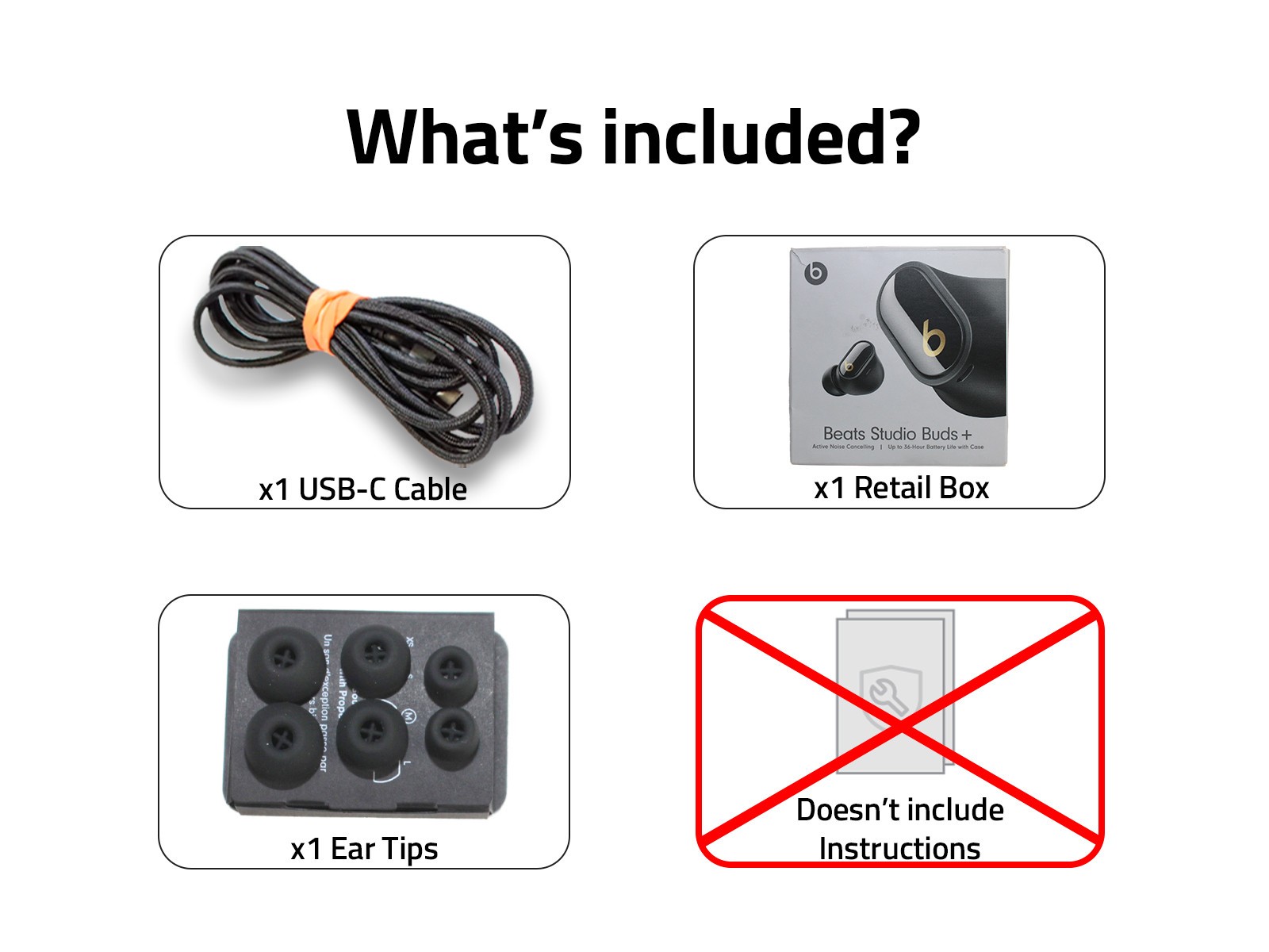 BEATS Studio Buds Plus Wireless Earbuds Active Noise Cancellation Sweat Proof — photo 4