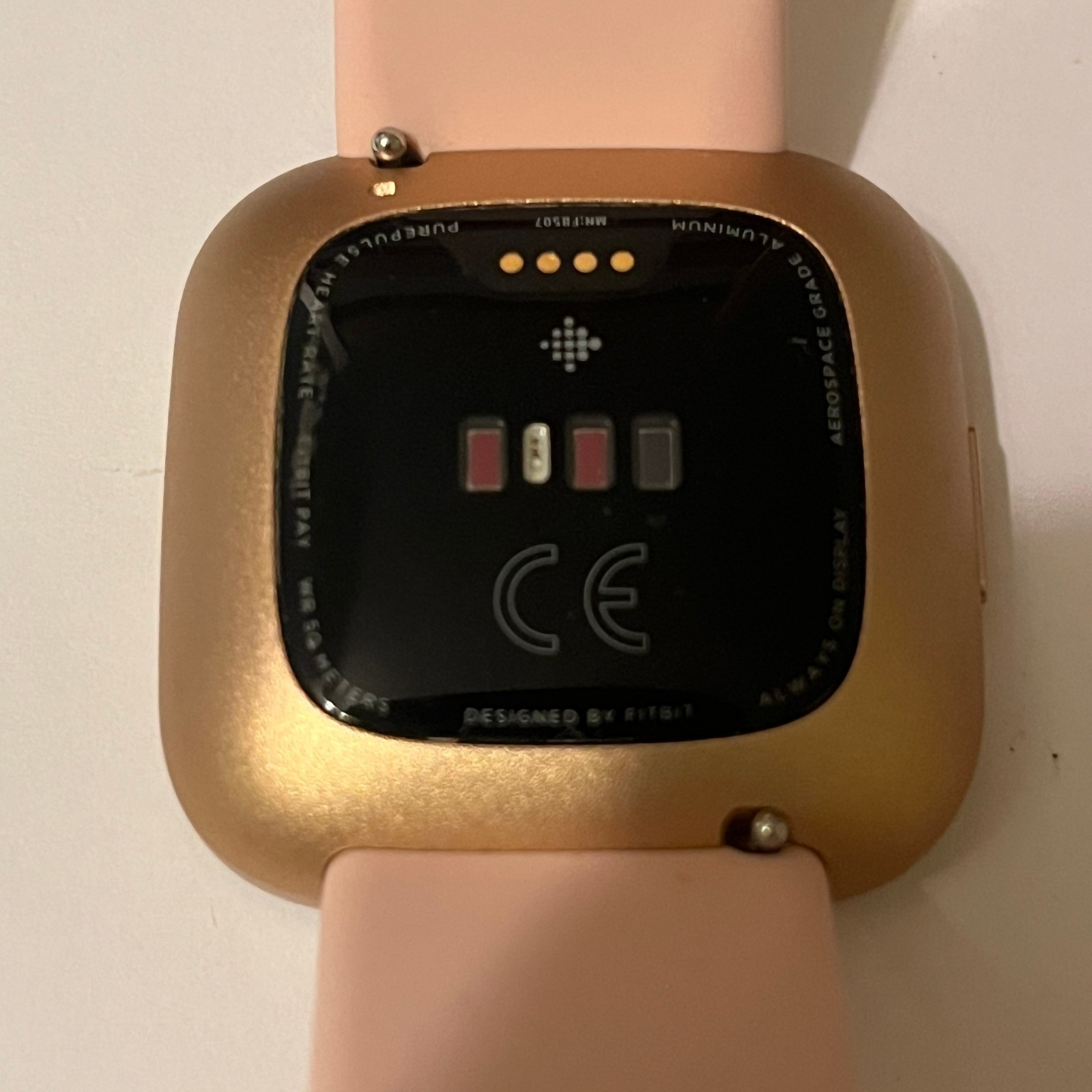 Fitbit Versa 2 - Health & Fitness Smart Watch Copper Rose / Pink Band FB507 — photo 3