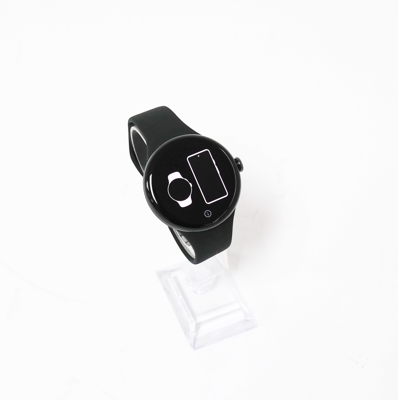 Google Pixel Watch 3 LTE 45mm Matte Black Obsidian Band GA05773-US — photo 2