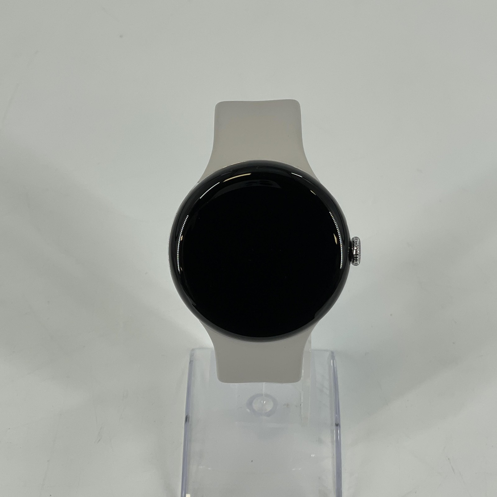 Google Pixel Watch 3 45mm Silver Aluminum W/ Porcelain Sport GPS — photo 2