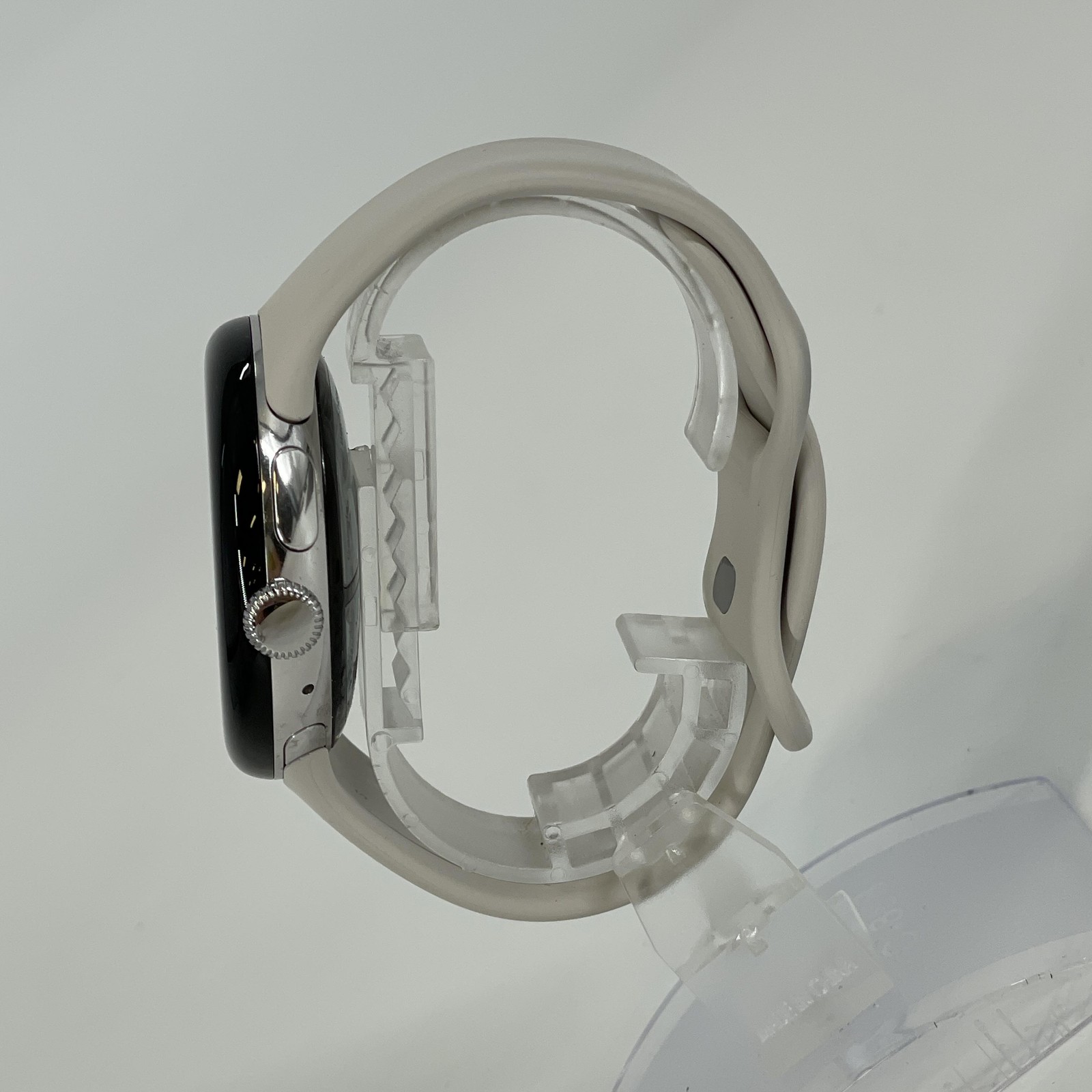 Google Pixel Watch 3 45mm Silver Aluminum W/ Porcelain Sport GPS — photo 5