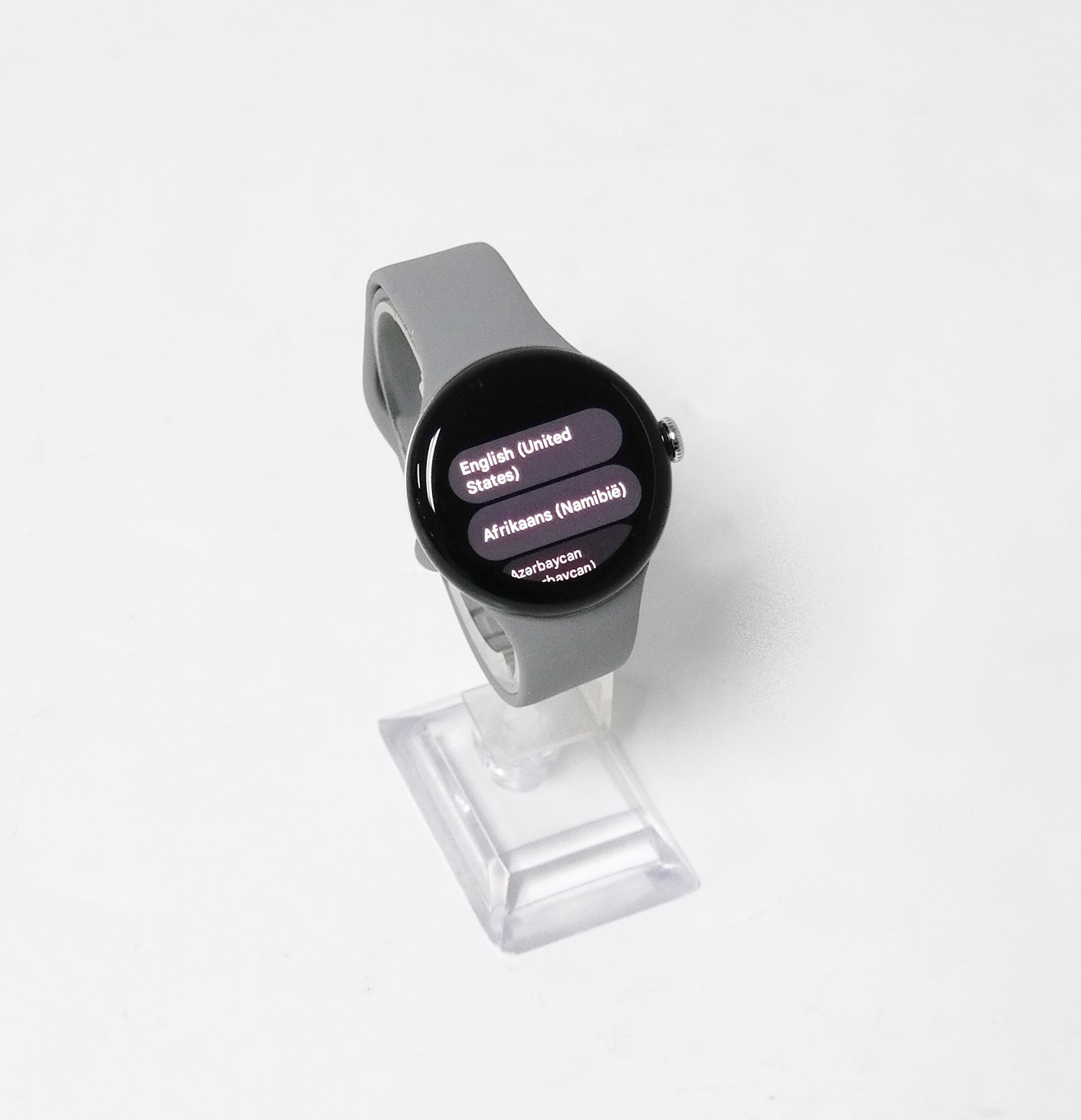 Google Pixel Watch 2 GA05031-US Polished Silver Case W/ Gray Band — photo 2