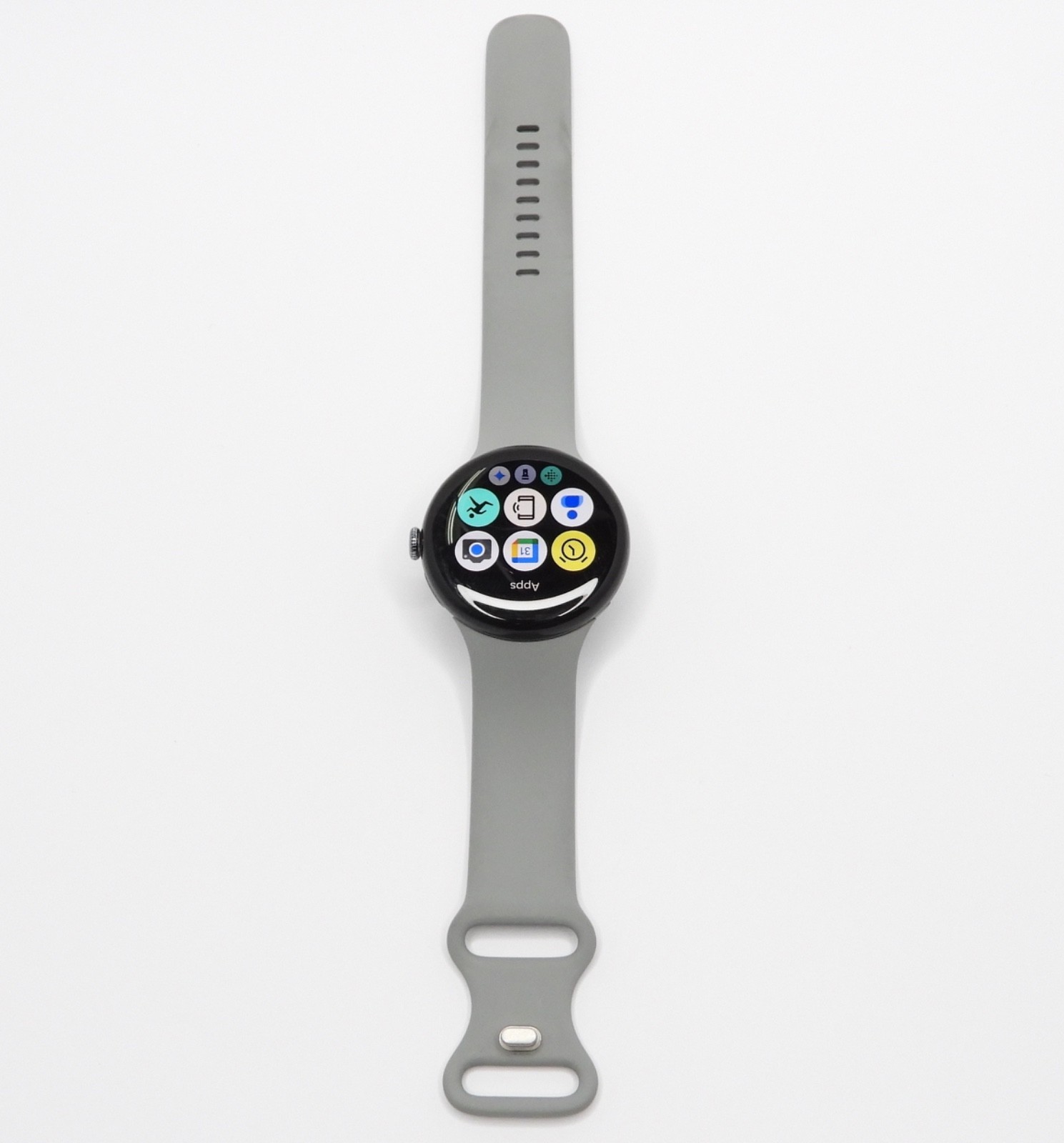 Google Pixel Watch 3 45mm Wi-Fi Aluminum Case Matte Hazel Large Hazel Band — photo 3