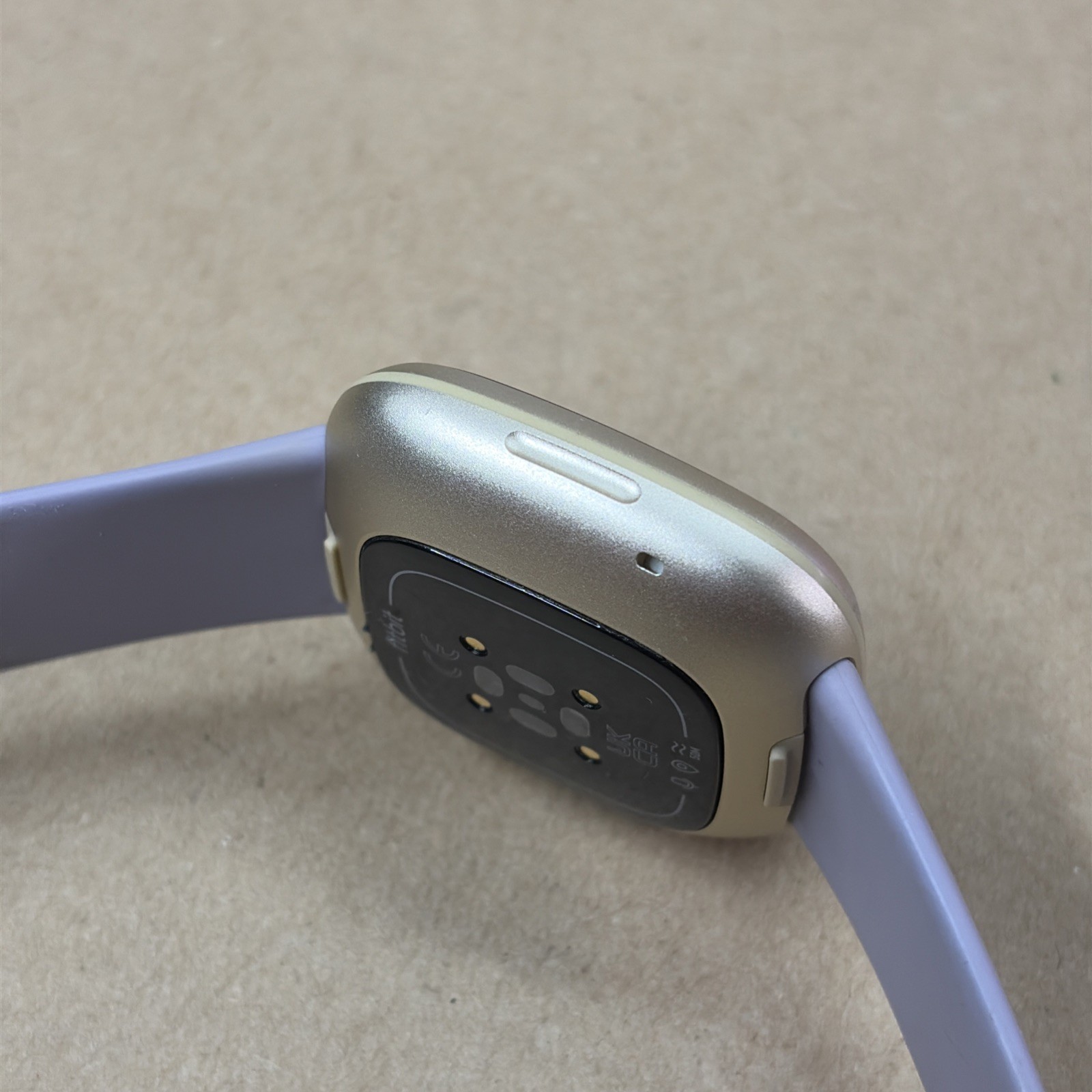 Fitbit Versa 3 Fitness Smartwatch FB511 Soft Gold Watch Only Tested Works — photo 5