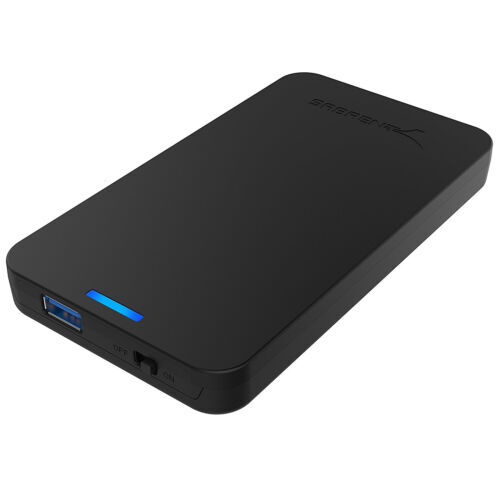 Sabrent USB 3.0 To 2.5 SATA SSD Hard Drive Enclosure Black EC-UASP