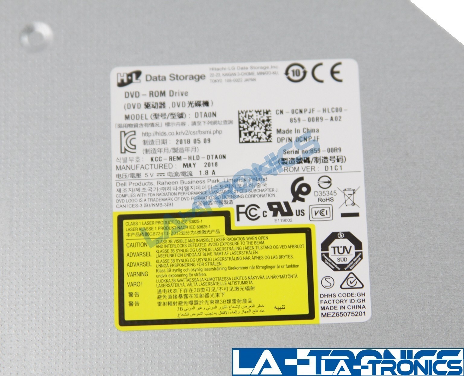 NEW Dell Hitachi DTA0N 8X DVD-ROM Drive CNPJF 0CNPJF — photo 2