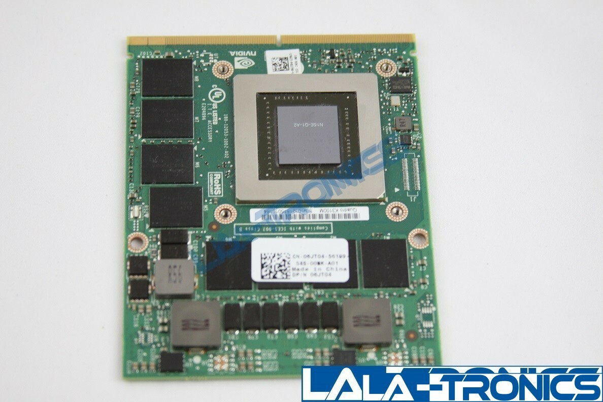 Dell Precision M6700 M6800 NVIDIA Quadro K3100M 4GB Video Card 6JT04 06JT04 — photo 2