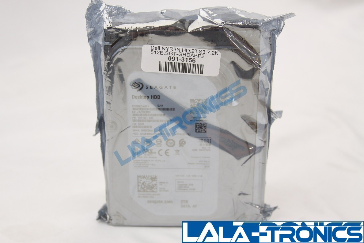 Seagate Dell Desktop HDD 2TB 7200 RPM 3.5" ST2000DM001 1ER164-030 NYR3N 0NYR3N