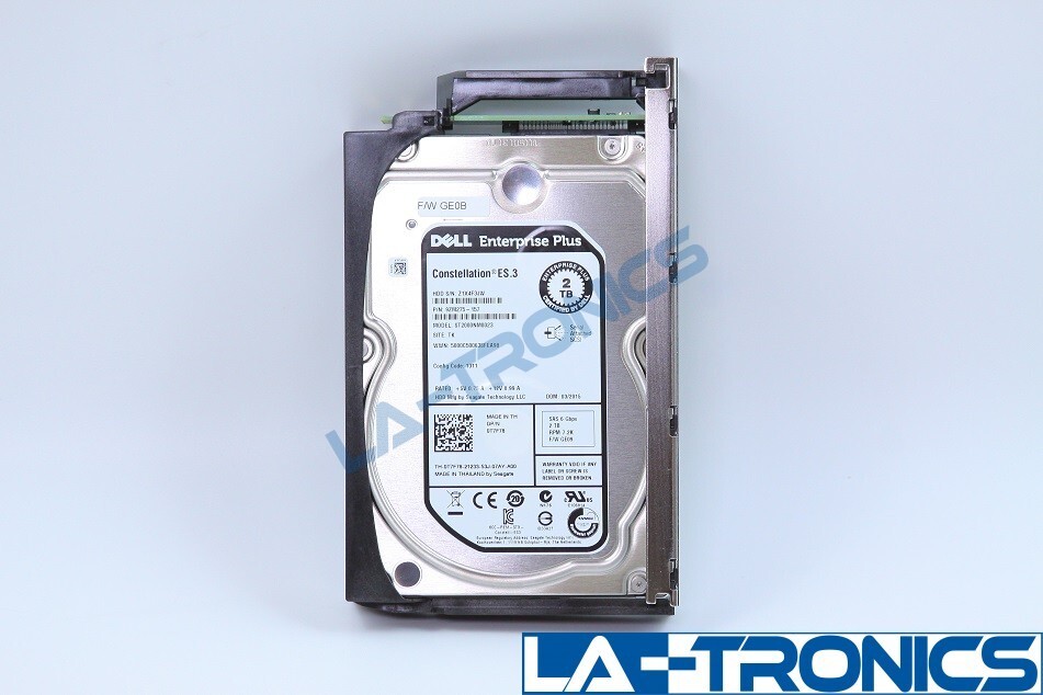 ST2000NM0023 9ZM275 DELL Seagate 2TB 7.2K RPM 6Gb/s 3.5" SAS HDD Hard Drive