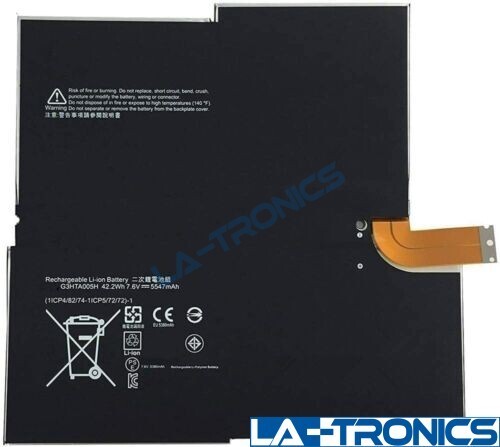 New Genuine Microsoft Surface Pro 3 12" Model 1631 Battery G3HTA005H G3HTA009H