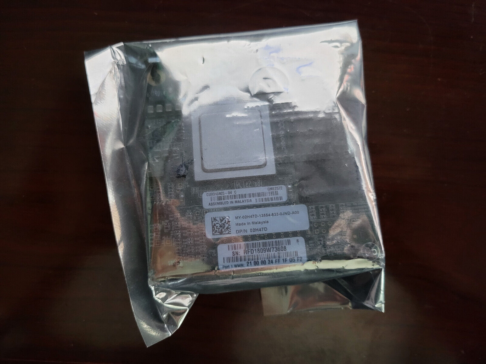 New DELL QME2572 8Gb Fibre Mezzanine Card QLOGIC ISP2532 DP/N 02H47D — photo 3
