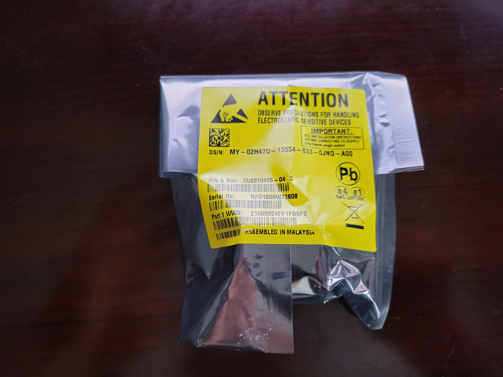 New DELL QME2572 8Gb Fibre Mezzanine Card QLOGIC ISP2532 DP/N 02H47D — photo 4