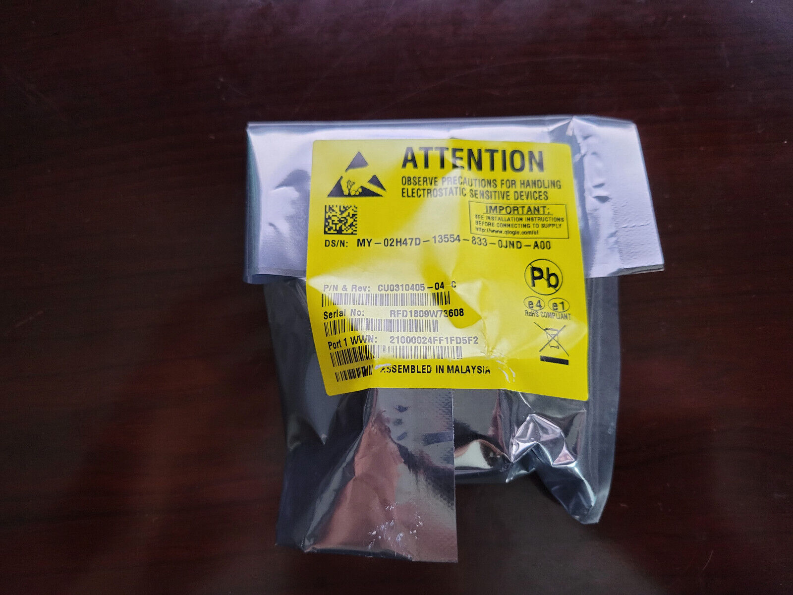 New DELL QME2572 8Gb Fibre Mezzanine Card QLOGIC ISP2532 DP/N 02H47D — photo 5